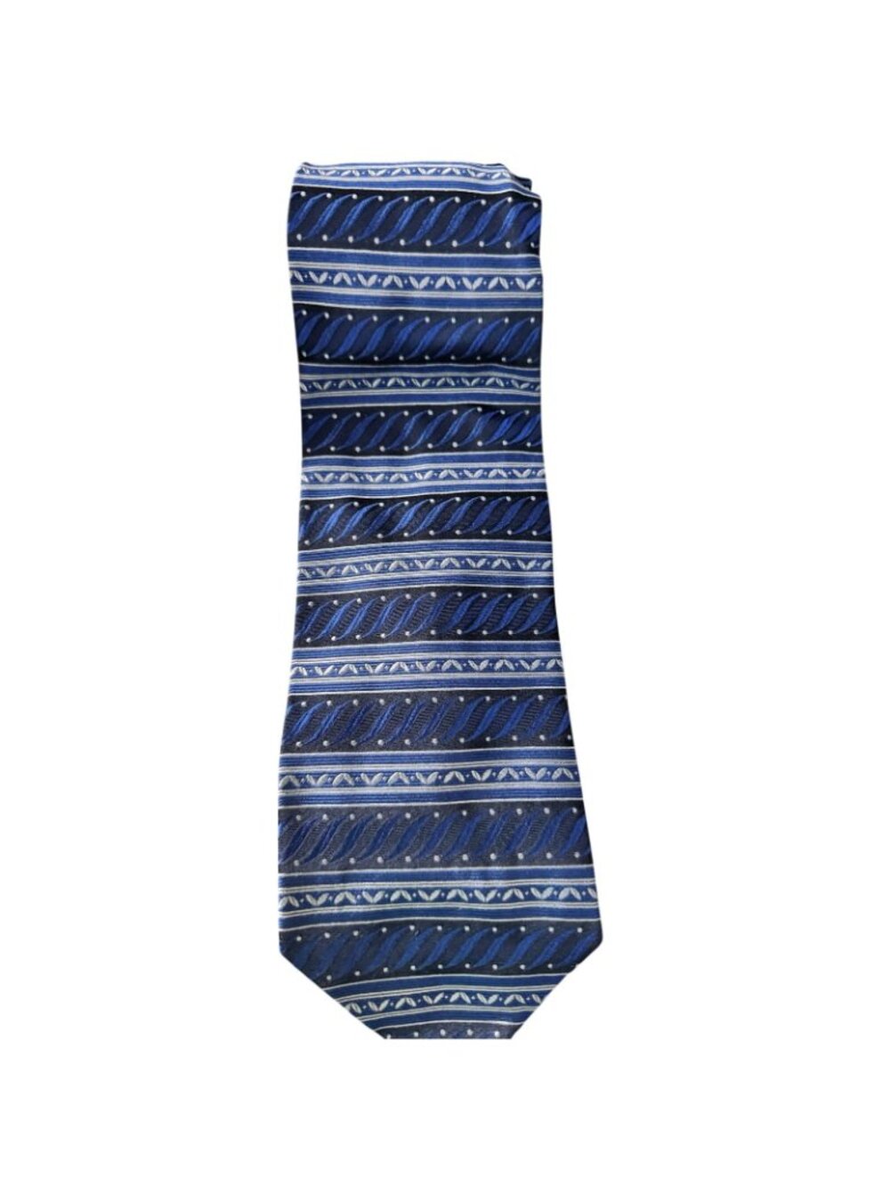 Roundtree & Yorke Silk Ties – Set of 3 – Striped, Geometric, and Patterned - Picture 2 of 16